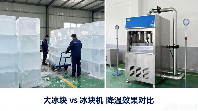 北京车间夏季降温新宠 大冰块真能管用吗？